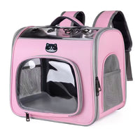 Outdoor Portable See Through Breathable Portable Large Space Pet Bag