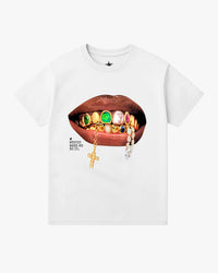 Womens All-Match Loose Short-Sleeve T-Shirt With Printed Letters