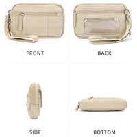Waterproof Quilted Handbag Women's Transparent Deck