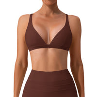 Nude Feel Yoga Bra Shockproof Tight Sports Vest