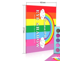Metal Waterproof 35 Color Rainbow Matte Eyeshadow