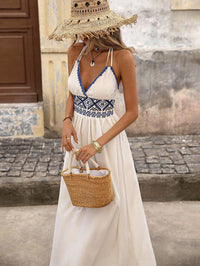 Fashionable Geometric Jacquard Holiday Womens Dress