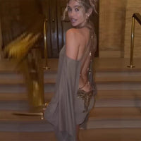 New Short Dress With Chain Detailing