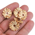 Stainless Steel Findings Ear Hooks Ear Pins And Vacuum-plated Gold Earrings