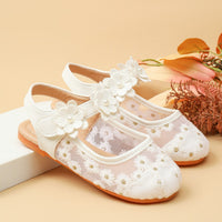 Flat Bottom Comfort Shoes For Han Chinese Clothing Mesh Shoes With Skirt