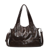 Large Capacity Soft Leather One Shoulder Bag Crossbody Women's All-match Underarm