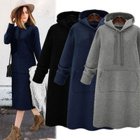 Mid-length Sweater Coat Skirt Blank Sparkling Style