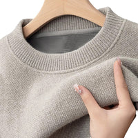 Chenille Sweater Men's New Single-layer Fleece-lined Bottoming Shirt Trendy Teen