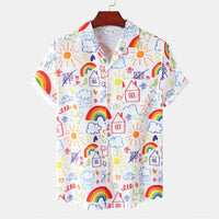 Men's Short-sleeved Shirt Trendy Fashion