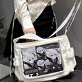 Everyday Versatile Transparent Single-shoulder Canvas Bag