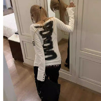 Womens New AutumnWinter Stylish, Versatile Long-Sleeve T-Shirt