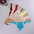 Men's Split Underwear T-shaped Transparent Half Buttocks