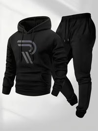 Stylish Printed Casual Men's Sports Suit