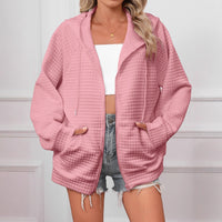 Women's Fashion Casual Zipper Jacket Coat