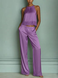 Women's Camisole And Wide-leg Pants Set