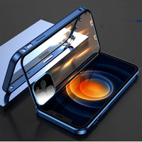 Metal Double-sided Glass Protective Cover With Buckle