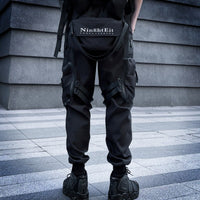 Loose Multi Pocket Paratrooper Pants Functional Style