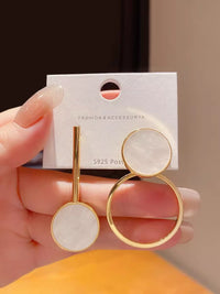 Trendy Geometric Asymmetrical Earrings