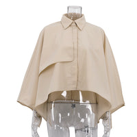Women's Casual Batwing-sleeve Cardigan Shirt
