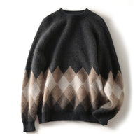 Fashionable Slim-fit Knitwear Retro Autumn Winter Red