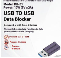 Notebook Phone Data Shielding USB Male To Type-C Female Adapter