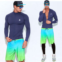 Diving Men's Swimsuit Long Sleeve Sun Protection Quick-drying