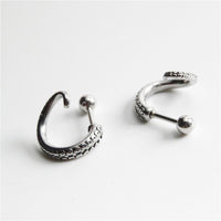 European And American Retro Octopus Tentacle Ear Bone Stud Labret