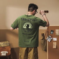 Short-sleeve Cotton Trendy Brand Base Layer Top