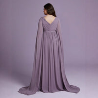 New Womens Long Chiffon Dress