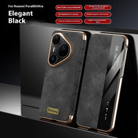 Electroplated Diamond Grid Anti-fingerprint Phone Case