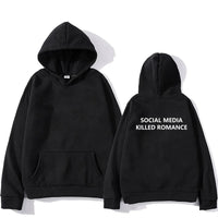 Spring Letter Pattern Printed Hoodie Long Sleeve Casual Coat Top