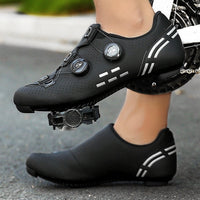 Men's Professional Large-size Lockless Cycling Shoes