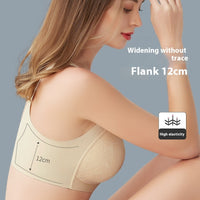 No Steel Ring Pure Cotton Large Size Nursing Bra