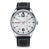 Stylish Sophisticated Dial Water-resistant Quartz Watch For Men