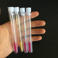 Transparent Tube Packaging Color Rod One-off Eyelash Brush