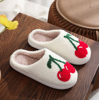 Family Cartoon Plush Slippers For Women