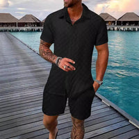 Men's Chemical Fiber Shirt Casual Suit