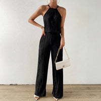 Lady's Spring And Summer Fashionable And Elegant Halter Jumpsuit