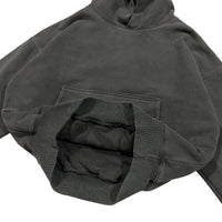 Washed High Street Short Double-layer Hoodie