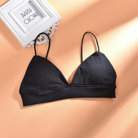 Seamless Triangle Cup Underwear Outer Chest Thin Beautiful Back