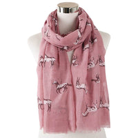 New Running Horse Scarf Animal Print Scarf
