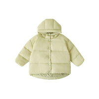 Girls' Hooded Down Jacket Western Style Cute