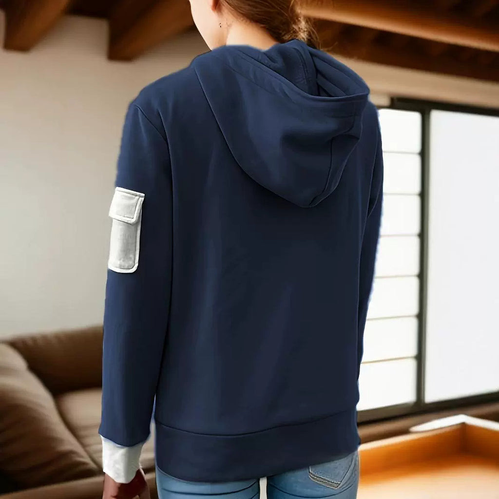 Casual Versatile Slimming Hooded Sweater