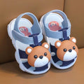 Summer Baby Plastic Toddler Shoes Closed Toe Non-slip Cute Super Soft Velcro Baby Cartoon Indoor And Outdoor Sandals