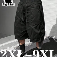 Plus-size Mens Casual Trendy Workwear Capri Pants Dress Pants