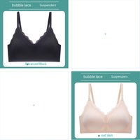 Bubble Lace Strap Latex One-piece Seamless Underwear For Women