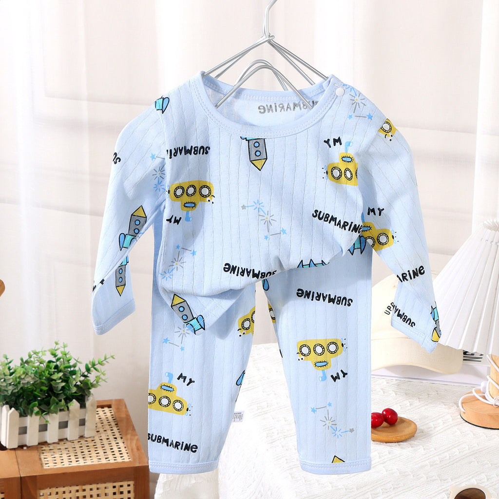 Summer Baby Cotton Home Wear Children's Pajama Set