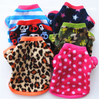 Warm Hoodie Pet Puppy Autumn And Winter Polar Fleece Clothing