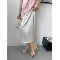 Fashionable Bow-Tie Open-Toe Mesh High-Heel Slide Sandals For Women