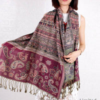 New Cashew Jacquard Air Conditioning Sunscreen Travel Shawl For Women